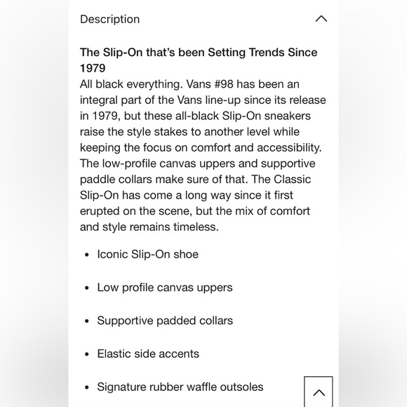 VANS - THE CLASSIC SLIP-ON - All-Black - Size 6 - New condition! - Picture 4 of 5